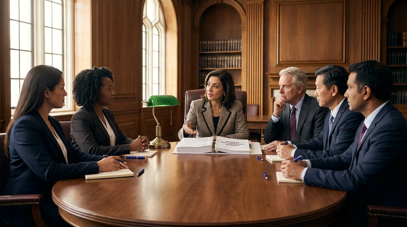 Institutional meeting room